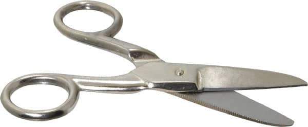 Wiss - 1-7/8" LOC, 5-1/4" OAL Standard Scissors - Serrated, For Electrical - All Tool & Supply