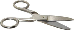 Wiss - 1-7/8" LOC, 5-1/4" OAL Standard Scissors - Serrated, For Electrical - All Tool & Supply