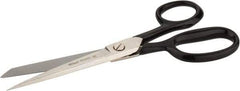 Wiss - 3-3/4" LOC, 8-1/8" OAL Inlaid Shears - Straight Handle, For General Purpose Use - All Tool & Supply