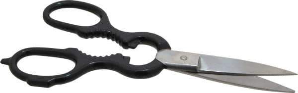 Wiss - 2-5/8" LOC, 8" OAL Standard Shears - Metal Straight Handle, For Kitchen Use - All Tool & Supply