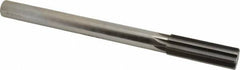 Chucking Reamer: 7/8″ Dia, 10″ OAL, 2-5/8″ Flute Length, Straight Shank, High Speed Steel 8 Flute, RH