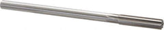 Alvord Polk - 10.5mm High Speed Steel 6 Flute Chucking Reamer - Straight Flute, 0.373" Straight Shank, 1-3/4" Flute Length, 7" OAL - All Tool & Supply