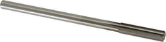 Alvord Polk - 12.5mm High Speed Steel 6 Flute Chucking Reamer - Straight Flute, 0.4355" Straight Shank, 2" Flute Length, 8" OAL - All Tool & Supply