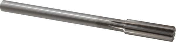 Alvord Polk - 20.5mm High Speed Steel 8 Flute Chucking Reamer - Straight Flute, 5/8" Straight Shank, 2-1/2" Flute Length, 9-1/2" OAL - All Tool & Supply