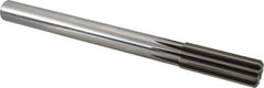 Alvord Polk - 25mm High Speed Steel 10 Flute Chucking Reamer - Straight Flute, 7/8" Straight Shank, 2-3/4" Flute Length, 10-1/2" OAL - All Tool & Supply