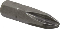 Apex - #2, Hex Drive Phillips Screwdriver Bit - 1/4" Drive, 1" OAL - All Tool & Supply