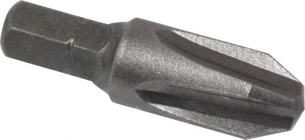 Apex - #4, Hex Drive Phillips Screwdriver Bit - 1/4" Drive, 1-1/4" OAL - All Tool & Supply