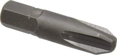 Apex - #4, Hex Drive Phillips Screwdriver Bit - 5/16" Drive, 1-1/2" OAL - All Tool & Supply