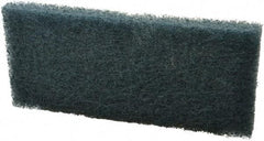 3M - 10" Long x 4-5/8" Wide x 1/2" Thick Scouring Pad - Medium-Duty, Blue - All Tool & Supply