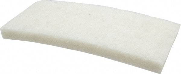 3M - 10" Long x 4-5/8" x 1" Thick Wide Cleansing Pad - Nonabrasive, Light-Duty, White - All Tool & Supply