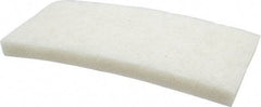 3M - 10" Long x 4-5/8" x 1" Thick Wide Cleansing Pad - Nonabrasive, Light-Duty, White - All Tool & Supply