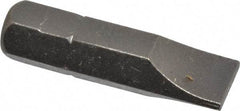 Apex - 9/32" x 0.046" Blade, 1/4" Drive Slotted Screwdriver Bit - 1" OAL, Insert Bit - All Tool & Supply