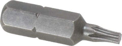 Apex - 1/4" Drive T10 Torx Screwdriver Bit - 1" OAL - All Tool & Supply