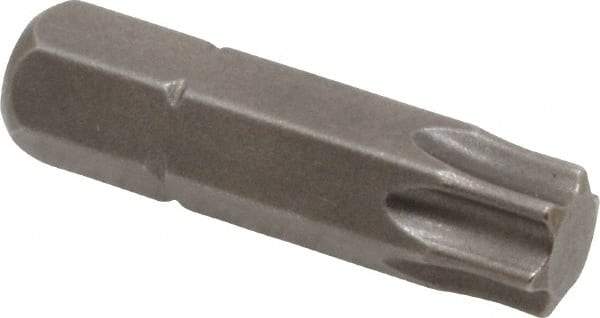 Apex - 1/4" Drive T40 Torx Screwdriver Bit - 1" OAL - All Tool & Supply