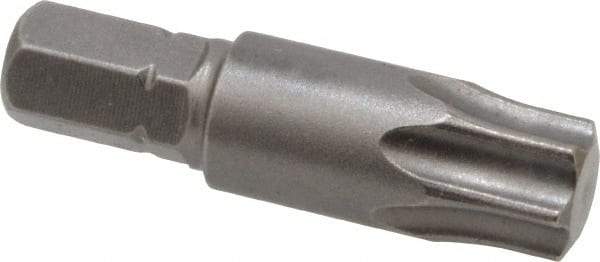 Apex - 1/4" Drive T45 Torx Screwdriver Bit - 1-1/4" OAL - All Tool & Supply