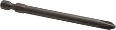 Apex - #2 Phillips Screwdriver Bit - 1/4" Hex Drive, 3-1/2" OAL - All Tool & Supply