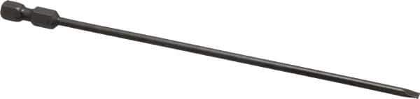 Apex - 0.122" Slotted Screwdriver Bit - 1/4" Hex Drive, 6" OAL - All Tool & Supply