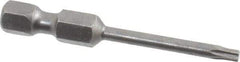 Apex - T9 Torx Bit - 1/4" Hex Drive, 1-15/16" OAL - All Tool & Supply