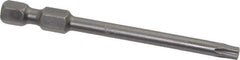 Apex - T20 Torx Bit - 1/4" Hex Drive, 2-3/4" OAL - All Tool & Supply