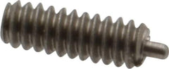 Gibraltar - 6-32, 3/8" Thread Length, 1/16" Plunger Projection, Stainless Steel Threaded Spring Plunger - 0.045" Max Plunger Diam, 3/8" Plunger Length, 1 Lb Init End Force, 1.6 Lb Final End Force, 0.035" Hex - All Tool & Supply