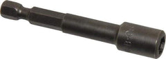 Apex - 1/4" Magnetic Nutsetter - 1/4" Hex Drive, 2-9/16" OAL, 7/16" Socket Nose Diam - All Tool & Supply