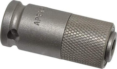 Apex - 3/8 Socket Drive to 1/4 Hex Female Quick-Release Square-Drive to Hex Bit Adapter - 1-3/4" OAL - All Tool & Supply