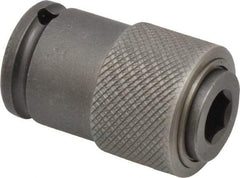 Apex - 3/8 Socket Drive to 7/16 Hex Female Quick-Release Square-Drive to Hex Bit Adapter - 2" OAL - All Tool & Supply