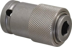 Apex - 7/16 Socket Drive to 1/2 Hex Female Quick-Release Square-Drive to Hex Bit Adapter - 2-1/8" OAL - All Tool & Supply