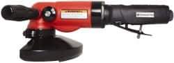 Universal Tool - 5" Wheel Diam, 11,000 RPM, Pneumatic Angle & Disc Grinder - 5/8-11 Spindle, 26 CFM, Side Exhaust - All Tool & Supply