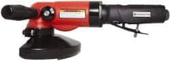 Universal Tool - 5" Wheel Diam, 11,000 RPM, Pneumatic Angle & Disc Grinder - 5/8-11 Spindle, 26 CFM, Side Exhaust - All Tool & Supply