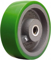 Hamilton - 6 Inch Diameter x 2 Inch Wide, Polyurethane on Cast Iron Caster Wheel - 1,200 Lb. Capacity, 2-1/4 Inch Hub Length, 1 Inch Axle Diameter, Straight Roller Bearing - All Tool & Supply