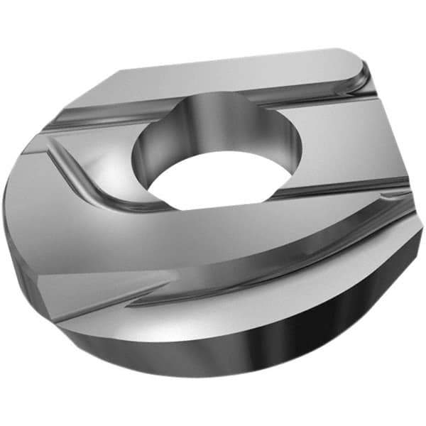 Iscar - HCRD200 QP Grade IC328 Carbide Milling Insert - TiCN Finish, 4.65mm Thick, 20mm Inscribed Circle, 10mm Corner Radius - All Tool & Supply