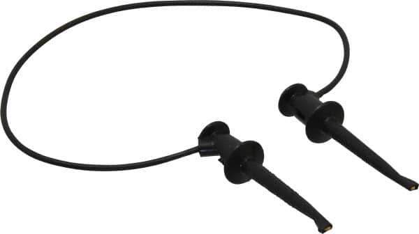 Pomona - Black Electrical Test Equipment Patch Cord - Use with Test Clips - All Tool & Supply