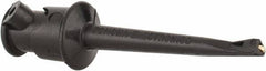 Pomona - Black Electrical Test Equipment Clip - Use with Minigrabbers - All Tool & Supply