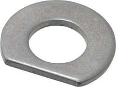 Made in USA - 5/16" Screw Size, 0.343" ID, 1008/1010 Steel Clipped Washer - 0.338 to 0.348" ID, 0.677 to 0.697" OD, 0.055 to 0.065" Thickness, Uncoated - All Tool & Supply