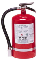 Kidde - 11 Lb, 1-A:10-B:C Rated, Halotron Fire Extinguisher - 7-1/4" Diam x 16.18" High, 125 psi, 15' Discharge in 11 sec, Steel Cylinder - All Tool & Supply