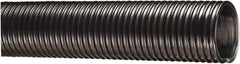 Kuriyama of America - 4" ID x 4.76" OD, 35 Max psi, Full In. Hg, Dry Material Handling & Transfer Hose - Polyurethane Liner, PVC Cover, -40 to 150°F, 6" Bend Radius, 50' Coil Length, Black - All Tool & Supply