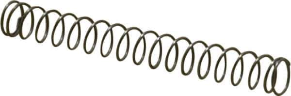 Value Collection - 0.24" OD, 0.02" Wire, 2" Free Length, Music Wire Compression Stock Springs Spring - 1.32 Lb Spring Rating - All Tool & Supply