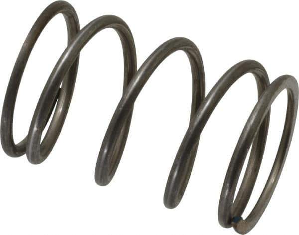 Value Collection - 0.975" OD, 0.08" Wire, 1-1/2" Free Length, Music Wire Compression Stock Springs Spring - 23.69 Lb Spring Rating - All Tool & Supply