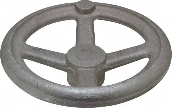 Morton Machine Works - 8", 4 Spoke Offset Handwheel - 1.9" Hub, Aluminum, Plain Finish - All Tool & Supply