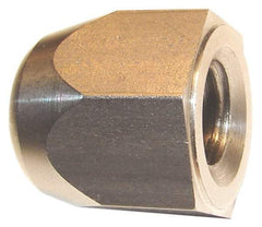 Morton Machine Works - 7/8-9" UNC, 1-7/16" Width Across Flats, Uncoated, Stainless Steel Acorn Nut - 1-5/8" Overall Height, Grade 303, TCMAI - All Tool & Supply