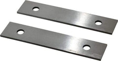 Value Collection - 6" Long x 1-1/4" High x 1/8" Thick, Tool Steel Parallel - 0.0002" Parallelism, Sold as Matched Pair - All Tool & Supply