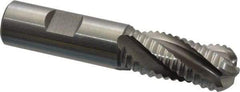 Hertel - 3/4" Diam, Coarse Pitch, 1-5/8" LOC, 4 Flute Cobalt Roughing Ball End Mill - Uncoated, 3-7/8" OAL, 3/4" Shank Diam, Single End, Centercutting, 30° Helix - All Tool & Supply