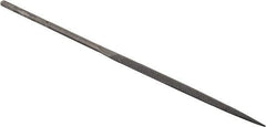 Grobet - 5-1/2" Needle Precision Swiss Pattern Marking File - Round Handle - All Tool & Supply