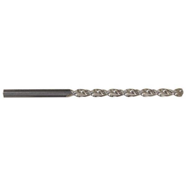 Taper Length Drill Bit: 0.2380″ Dia, 130 ° Bright/Uncoated, RH Cut, Parabolic Flute, Straight Shank, Series 535