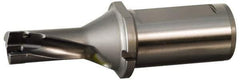 Kennametal - 52.5mm Max Drill Depth, 3xD, 17.5mm Diam, Indexable Insert Drill - 2 Inserts, 63/64" Shank Diam, Whistle Notch Shank - All Tool & Supply