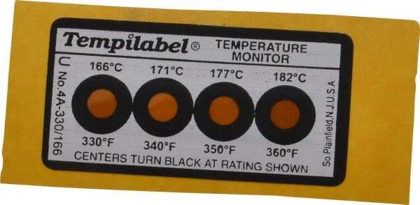 Tempil - 166/171/177/182°C Temp Indicating Label - All Tool & Supply