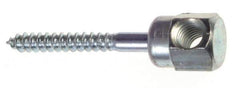 ITW Buildex - 3/8" Zinc-Plated Steel Horizontal (Cross Drilled) Mount Threaded Rod Anchor - 5/8" Diam x 2" Long, 1,725 Lb Ultimate Pullout, For Use with Wood - All Tool & Supply