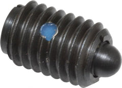 TE-CO - 1/2-13, 3/4" Thread Length, 0.151" Plunger Projection, Steel Threaded Spring Plunger - All Tool & Supply