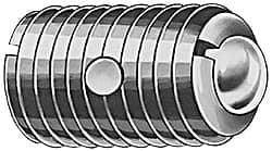 TE-CO - 6-40, 0.078" Ball Diam, 5/16" Body Length, 0.023" Max Ball Reach, Threaded Ball Plunger - All Tool & Supply